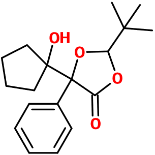 (image for) MC012668 2-(tert-Butyl)-5-phenyl-5-(1-hydroxycyclopentyl)-1,3-dioxolan-4-one